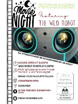 Wild Robot - Movie Night